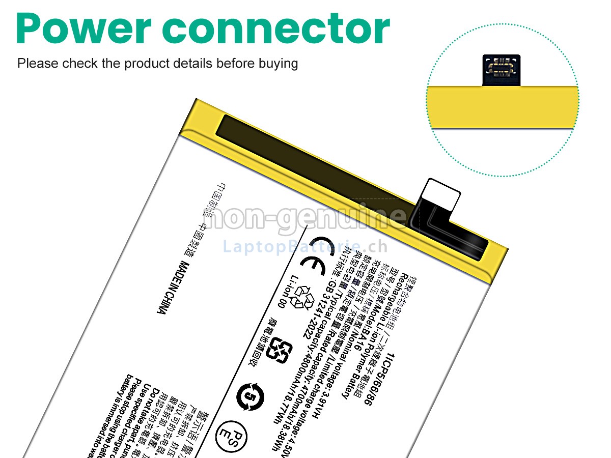 Vivo Y200 5G Ersatzbatterie