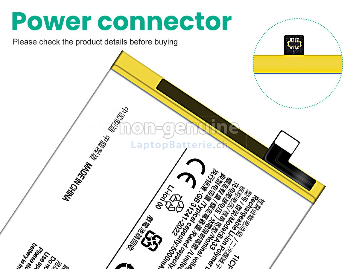 Vivo BA33 Ersatzbatterie