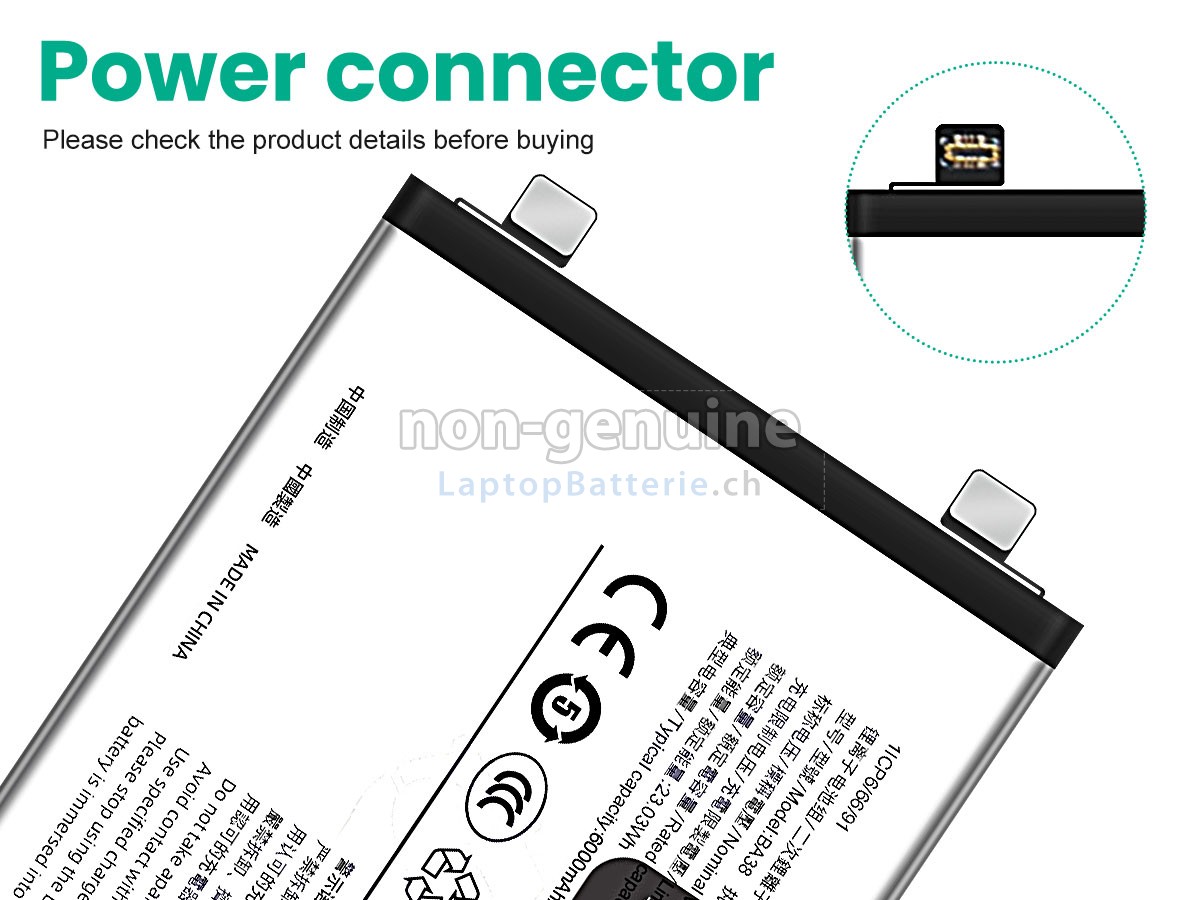 Vivo BA38 Ersatzbatterie