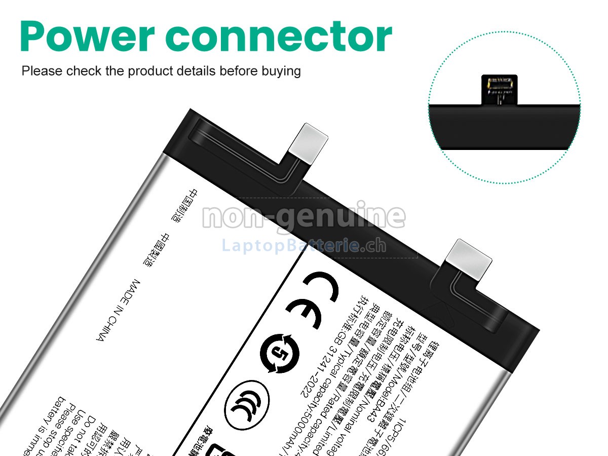 Vivo Y100 4G Ersatzbatterie