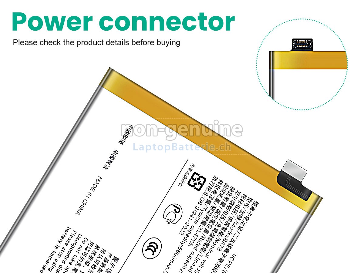 Vivo V50E 5G Ersatzbatterie