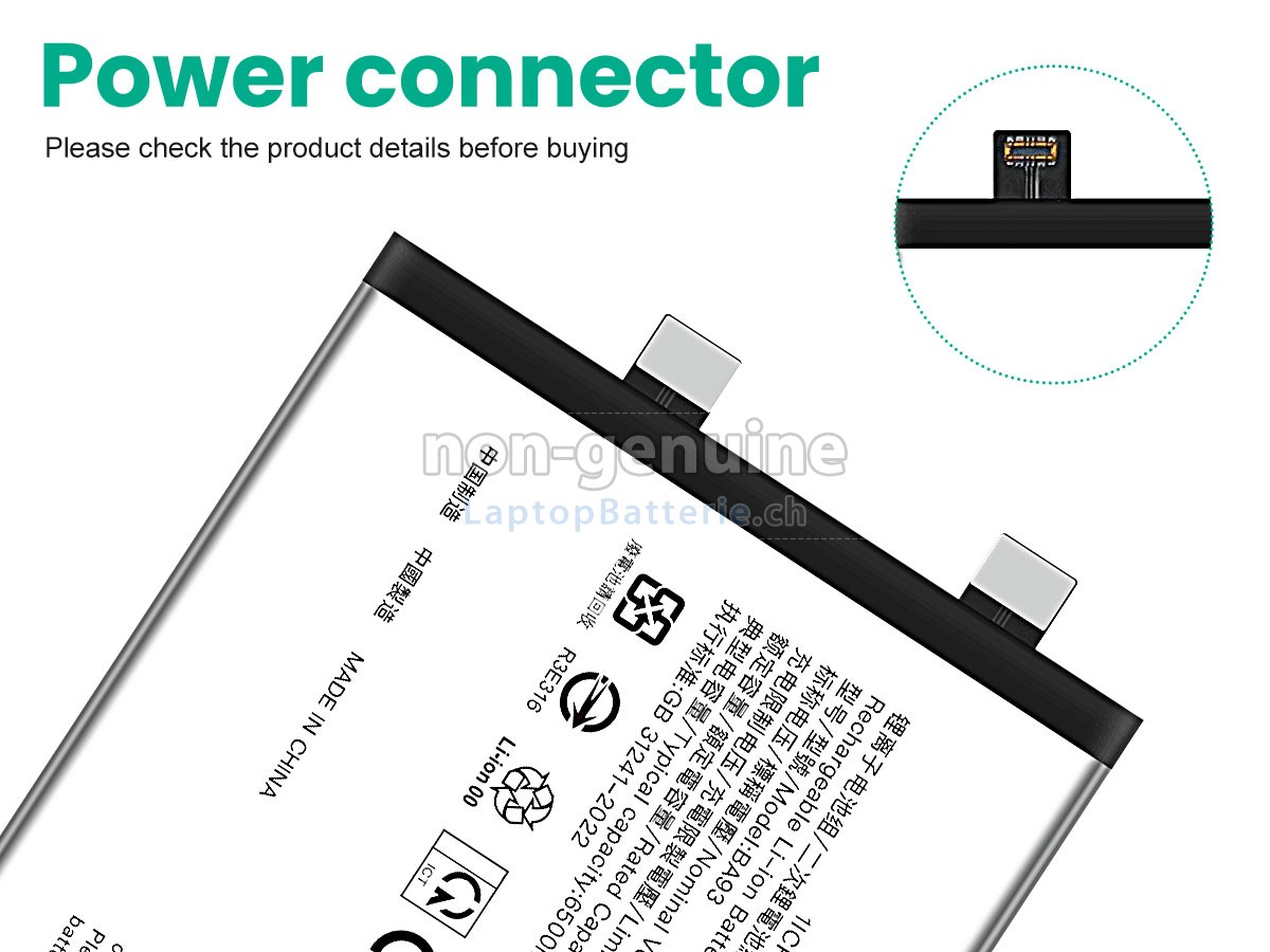 Vivo BA93 V2441 Ersatzbatterie
