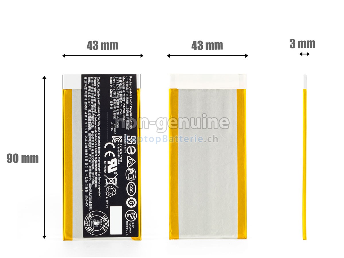Wacom CTL4100 Ersatzbatterie