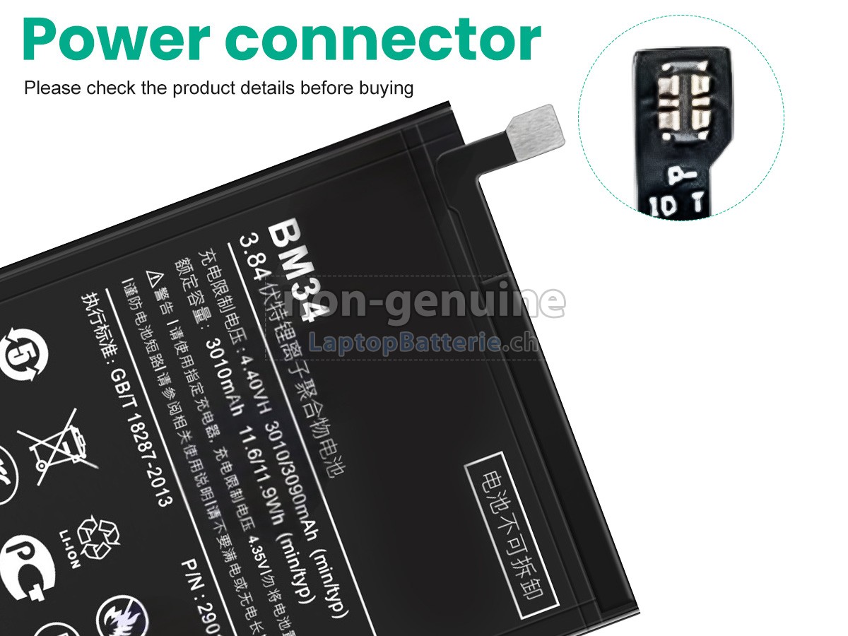 XiaoMi BM34 Ersatzbatterie
