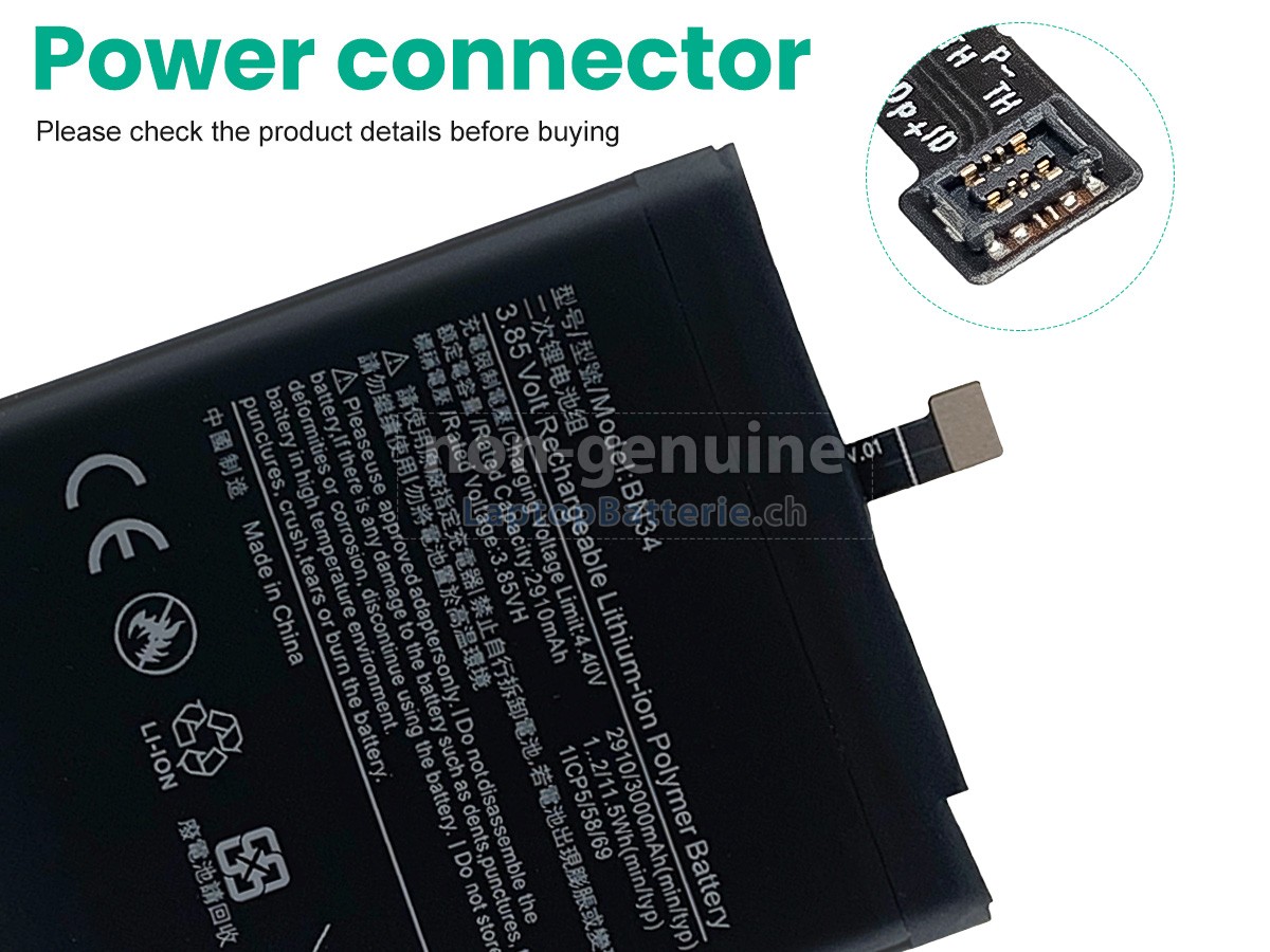 XiaoMi MCG3B Ersatzbatterie