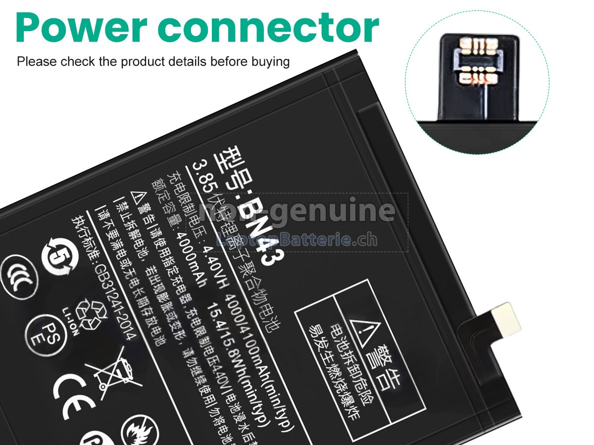 XiaoMi NOTE4 PRO Ersatzbatterie