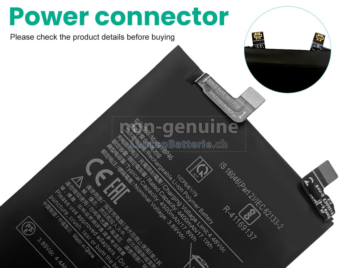 XiaoMi 12S Ersatzbatterie