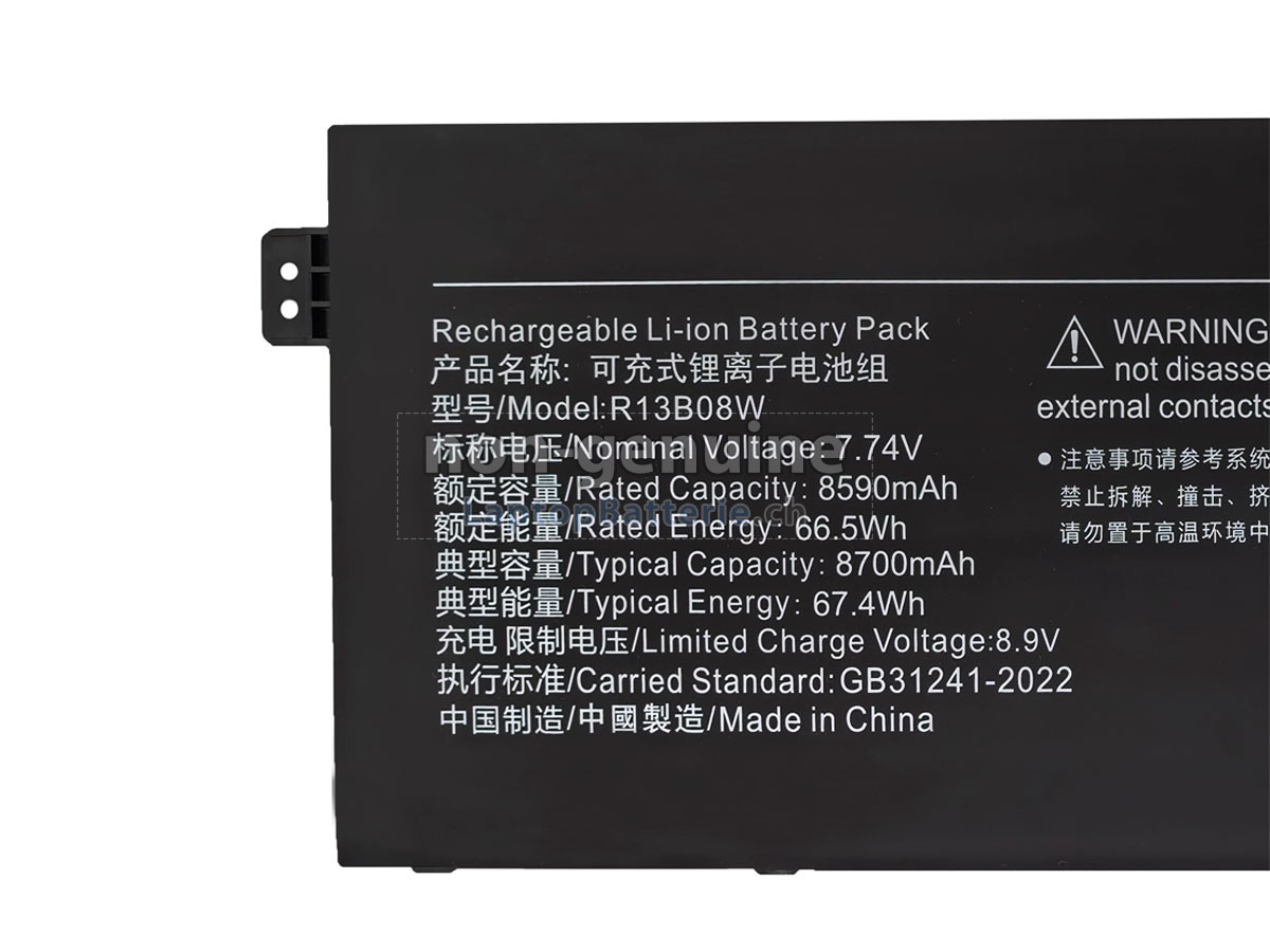 XiaoMi R13B08W Ersatzbatterie