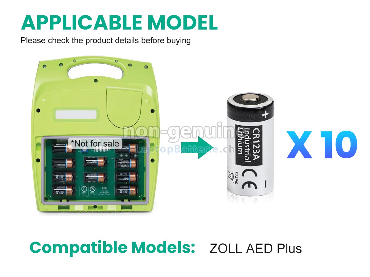 ZOLL AED PLUS Ersatzbatterie