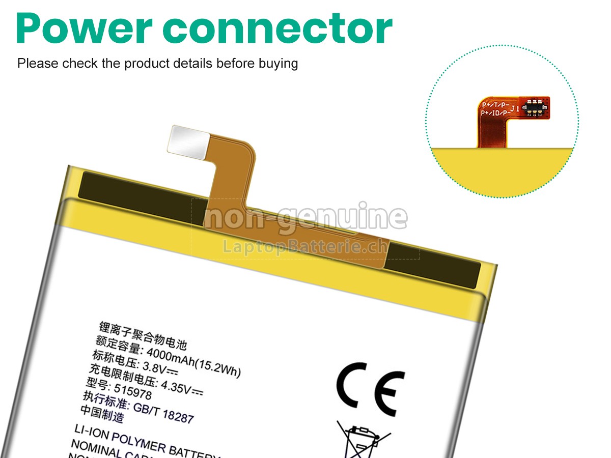 ZTE Q519C Ersatzbatterie