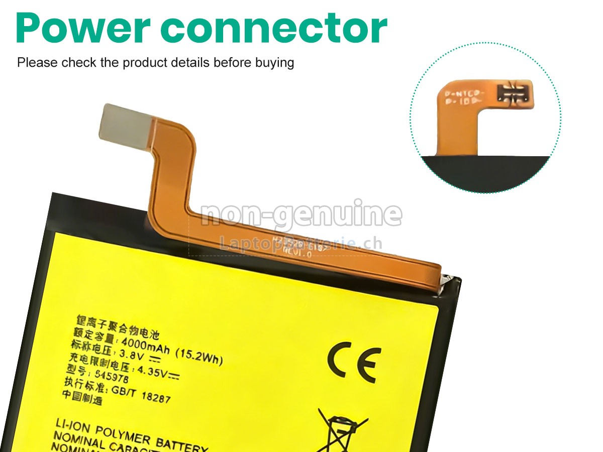 ZTE 545978 Ersatzbatterie