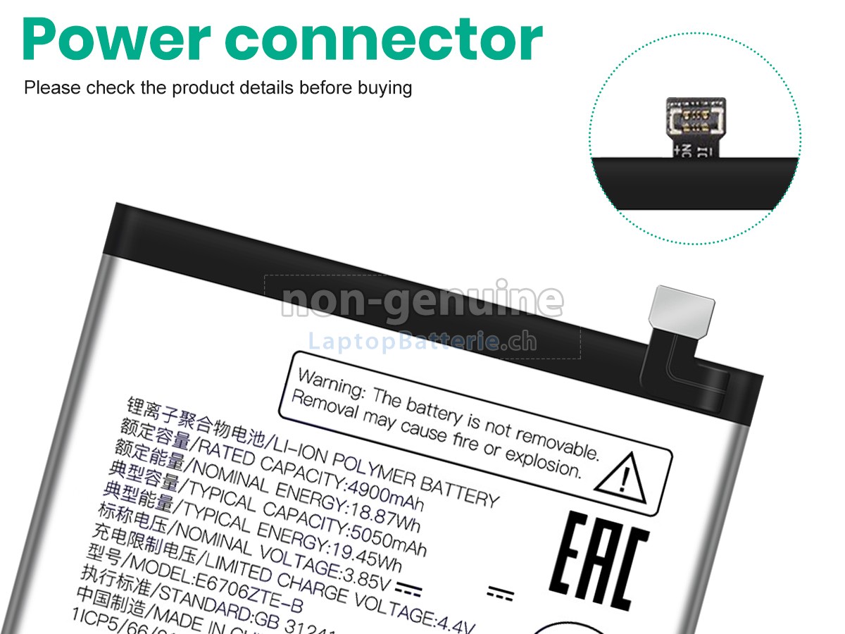ZTE AXON 60 Ersatzbatterie