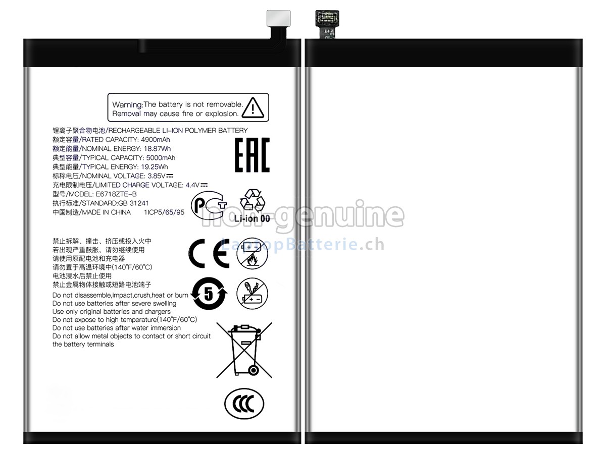 ZTE BLADE A35 Ersatzbatterie