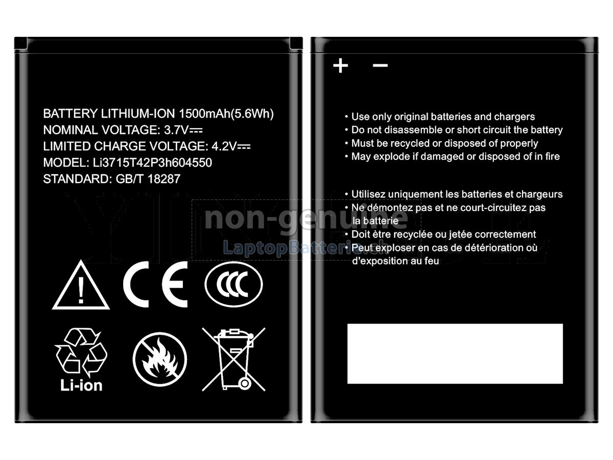 ZTE BLADE A410 Ersatzbatterie