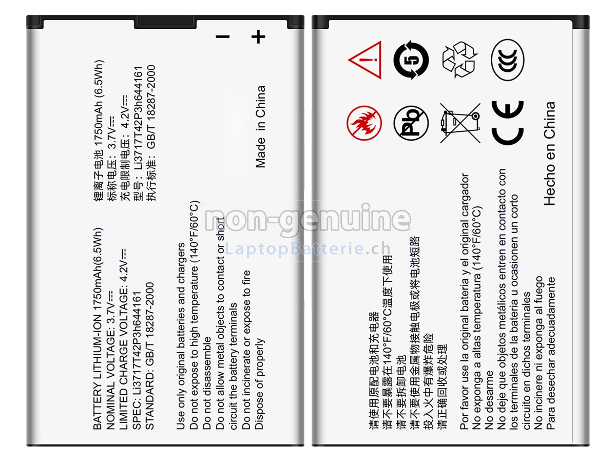 ZTE MF80 Ersatzbatterie