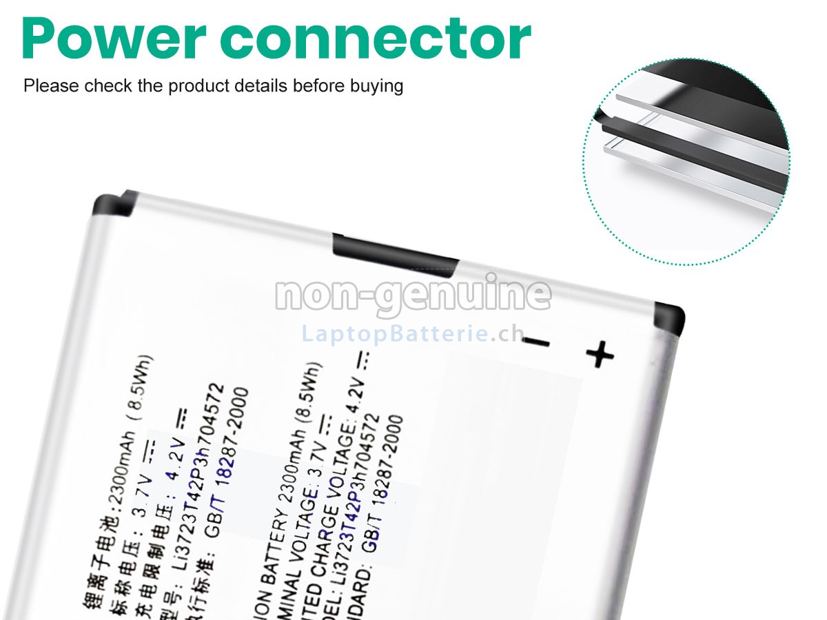 ZTE MF91 4G WIFI Ersatzbatterie